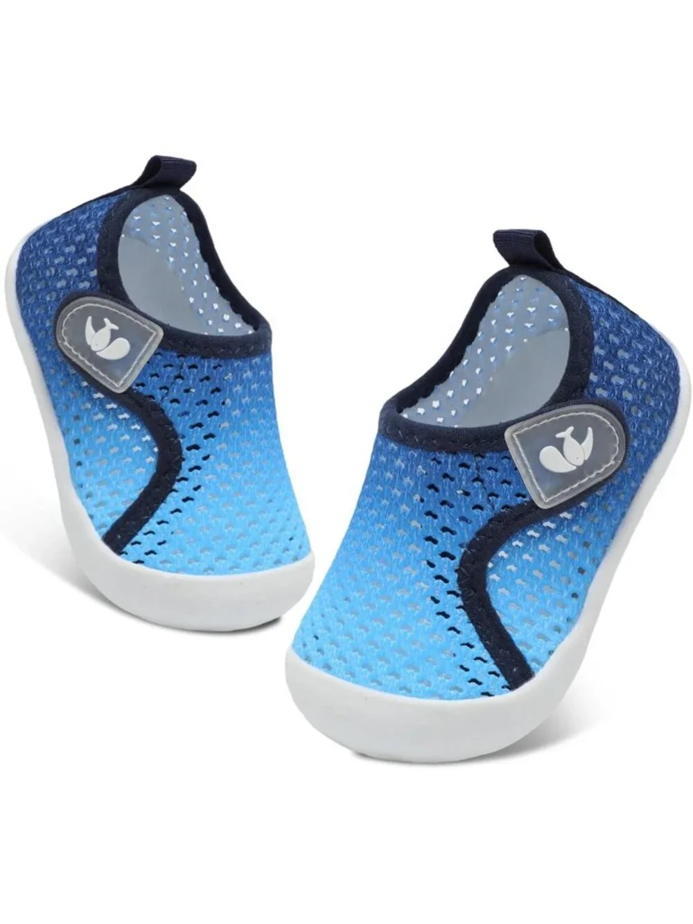 Wide Baby Water Shoes for Boys & Girls - Quick-Dry Aqua Socks for Beach & Pool